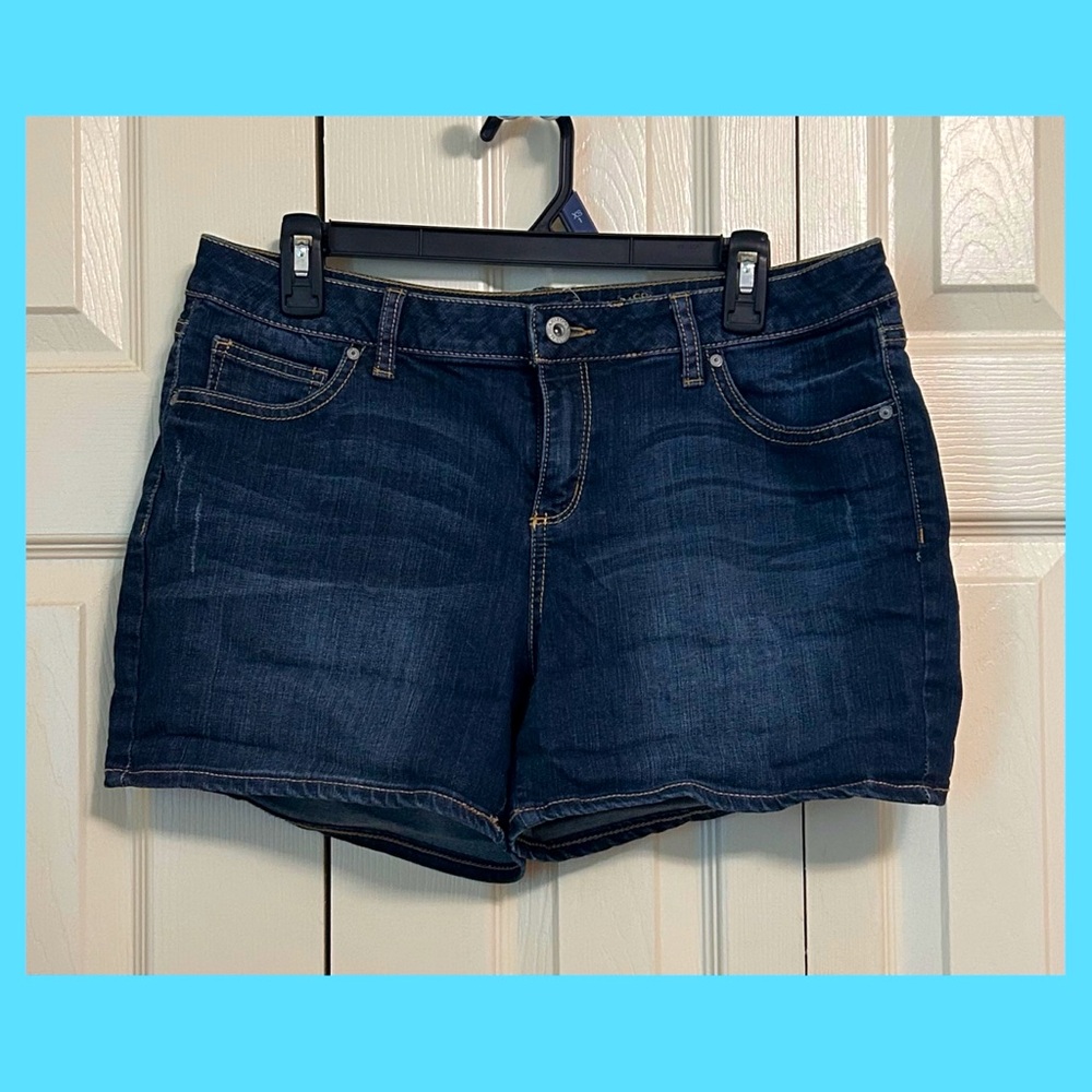 Arizona Jean Company Women's Dark Indigo Jean Shorts